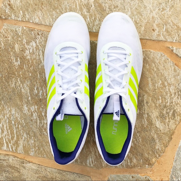 Adidas Distancestar White‎ Track Running Shoes 12 - Picture 5 of 8